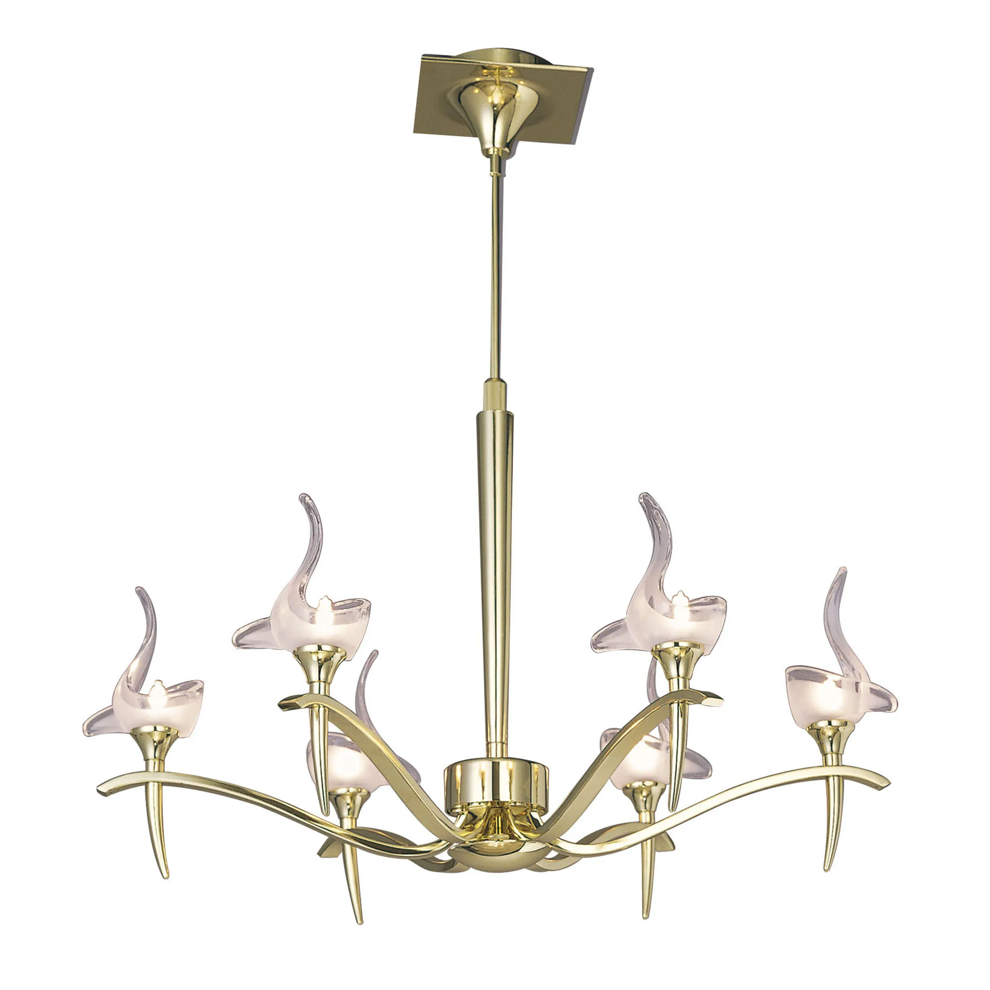 Viena Polished Brass Ceiling Lights Mantra Multi Arm Fittings Viena Polished Brass Ceiling Lights Mantra Multi Arm Fittings